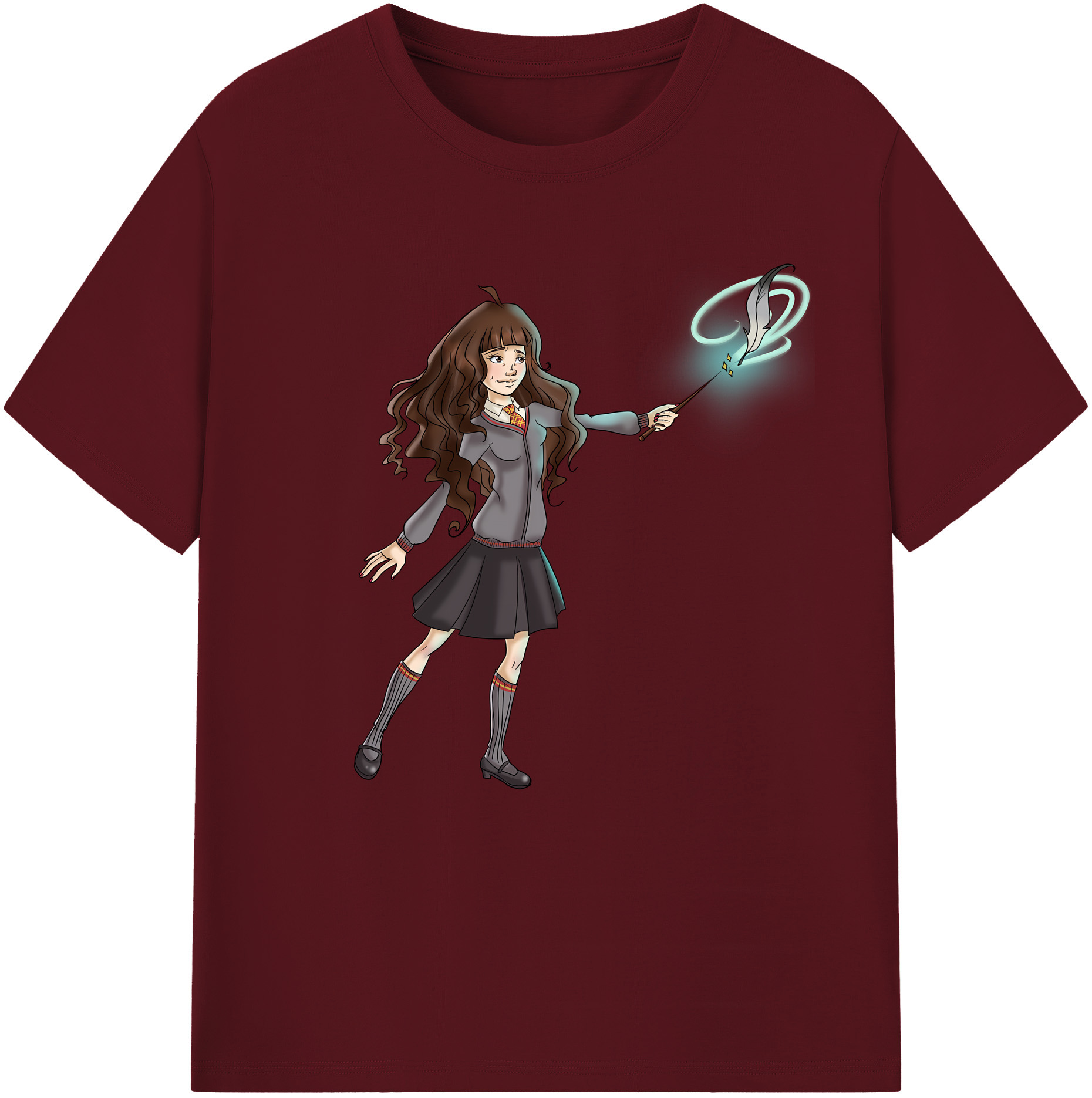 （画像用） Harry Potter ハリー・ポッターシリーズ 綿100％半袖Tシャツ（フロントプリント）